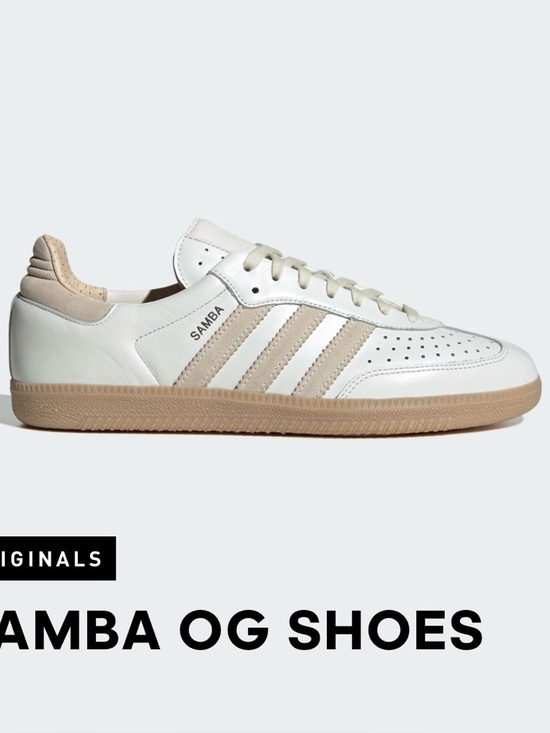 adidas Shoes - Adidas Samba Classic White Leather Sneakers